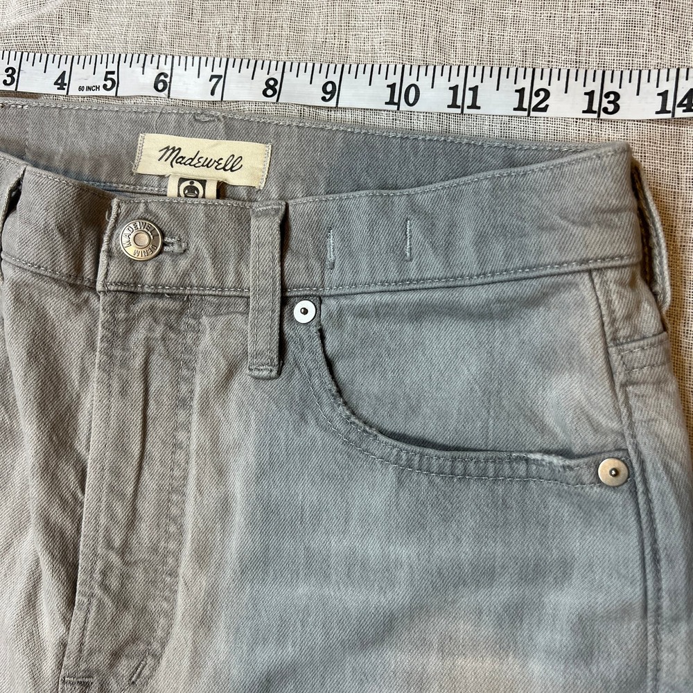 Madewell Slim Demi-Boot Jeans Gray Size 27 - Picture 10 of 13